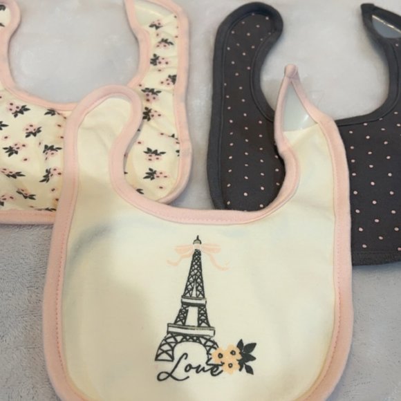 Hudson Baby 3 Pack Baby Bibs NWT - Picture 5 of 6